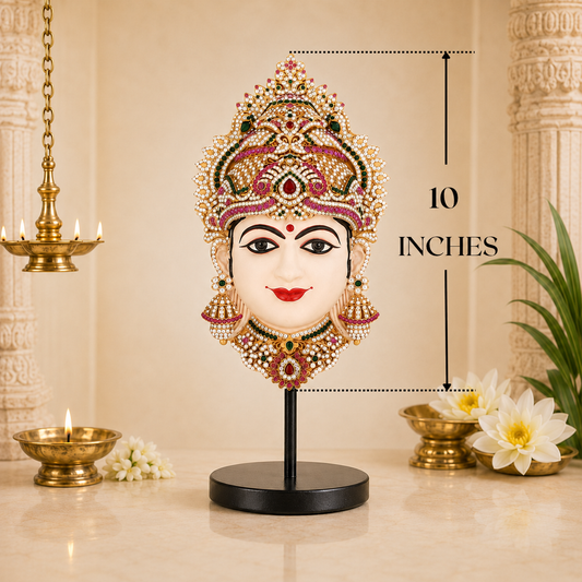 Lakshmi Devi Face Full Stone Pushya