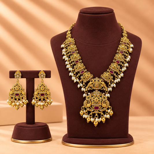 Nakshi necklace set