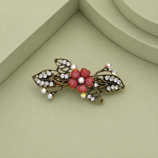 Zircon Hair Brooch
