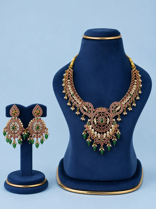 Pota Stone Necklace Set