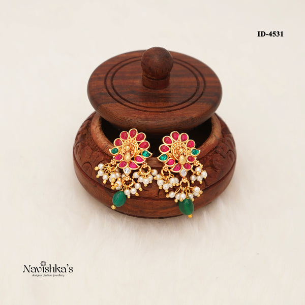 Jadau Ear Tops