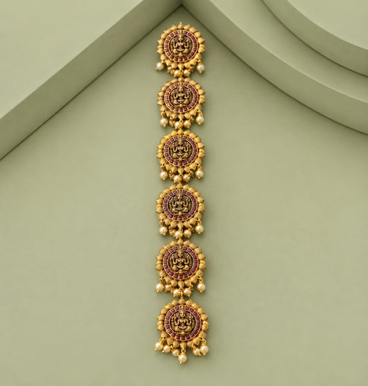 Nakshi hair brooch