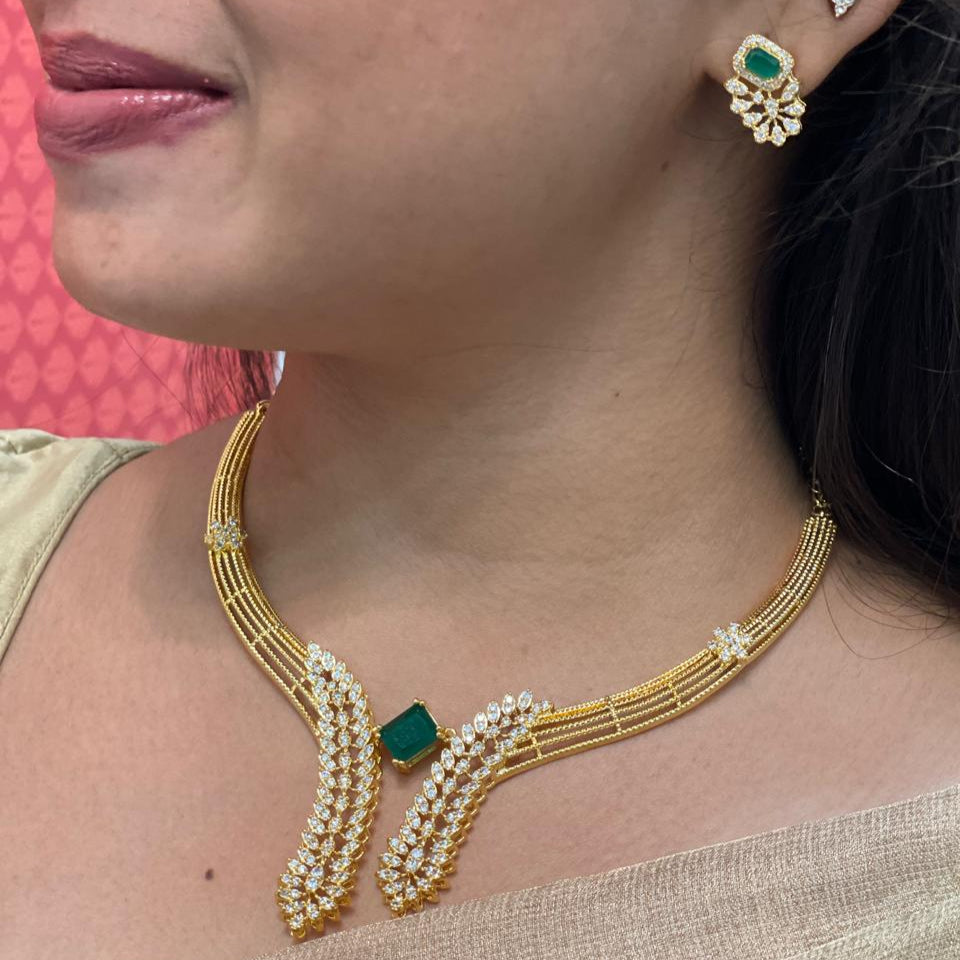 Zircon Necklace Set