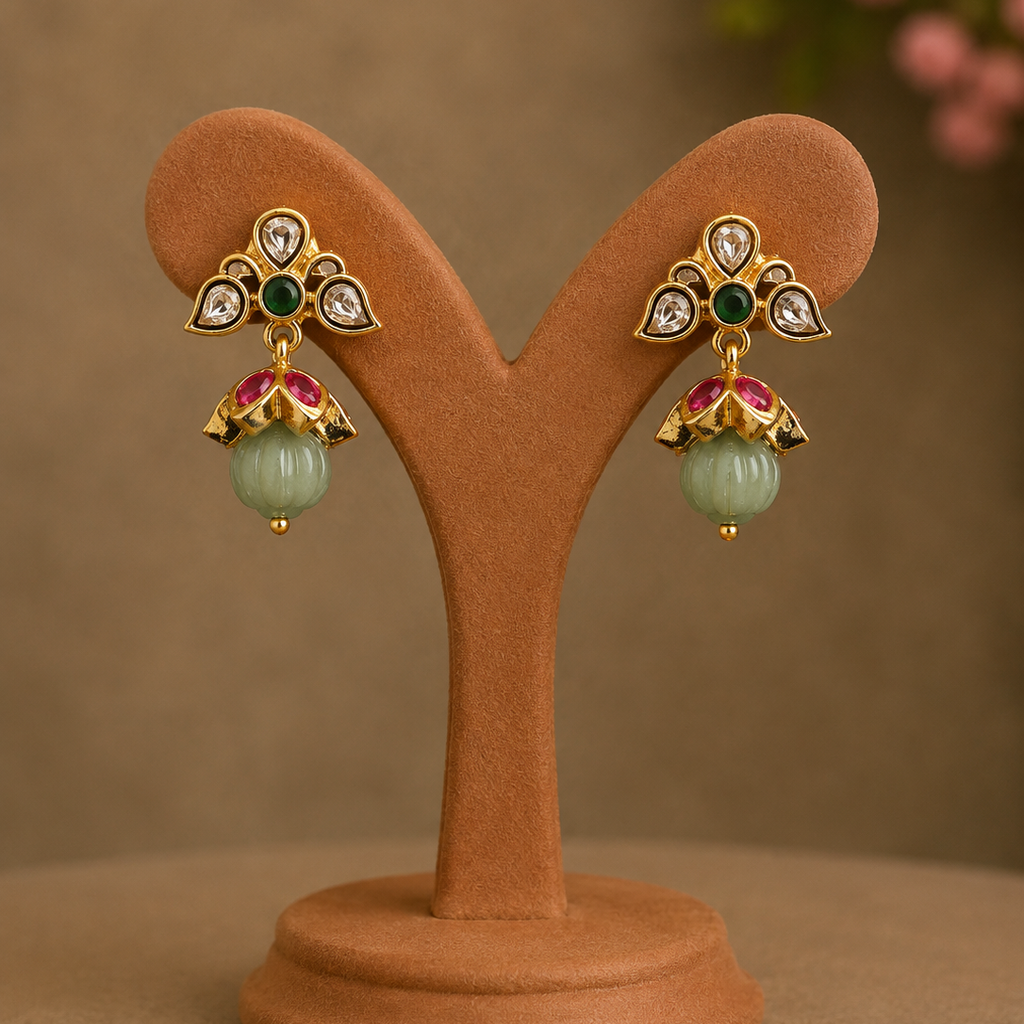 Jadau Earrings