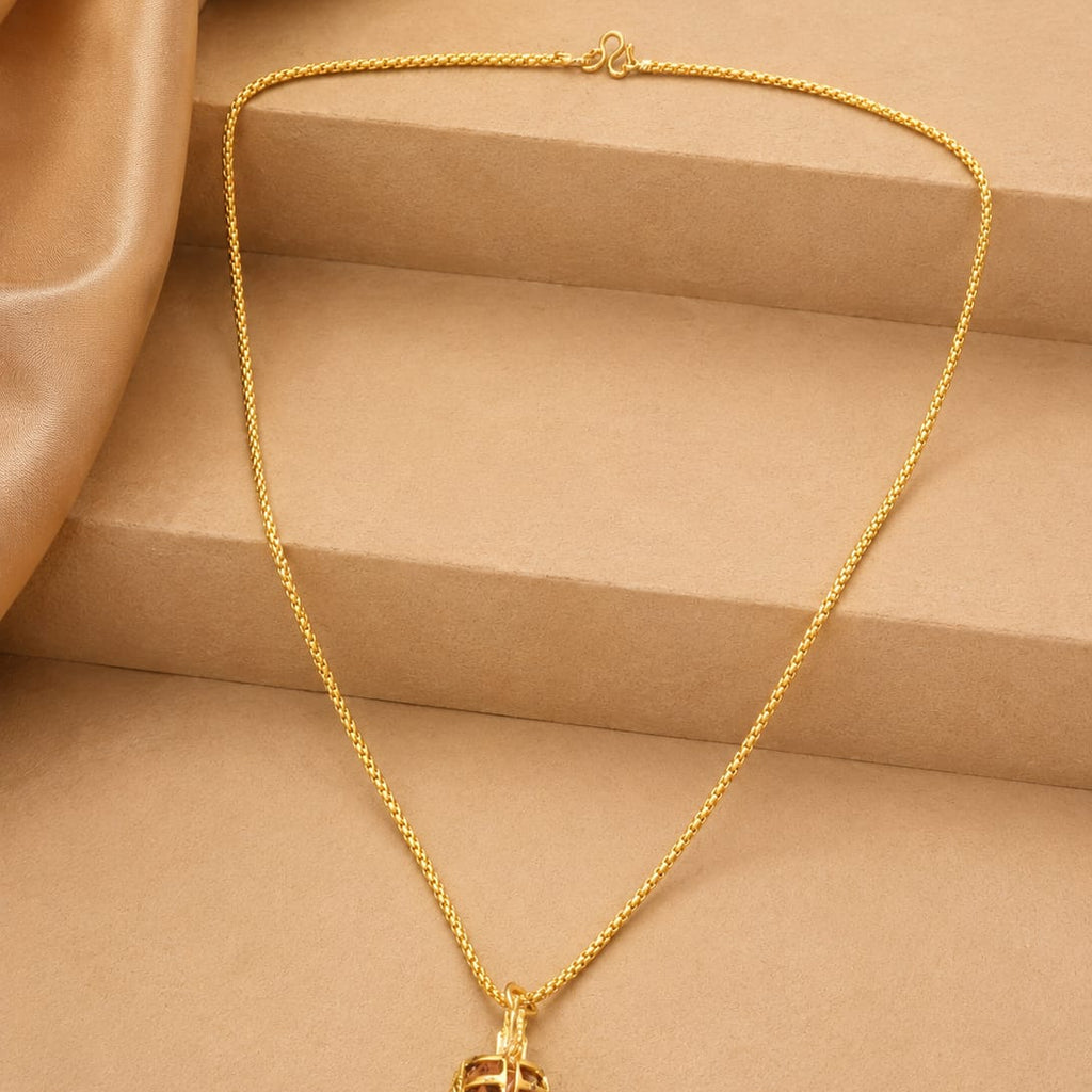 Rudraksha pendent chain