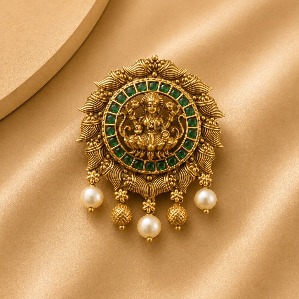 Nakshi hair brooch