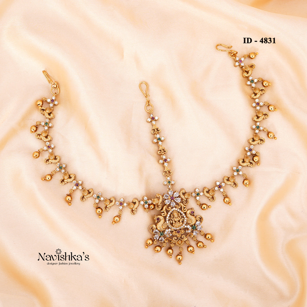 Gold Look Mathapatti