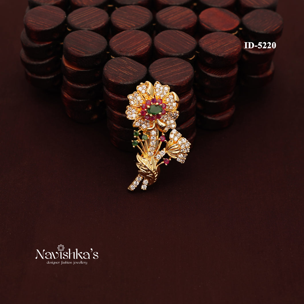 Zircon Saree Pin
