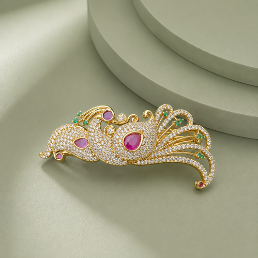 Antique Hair Brooch