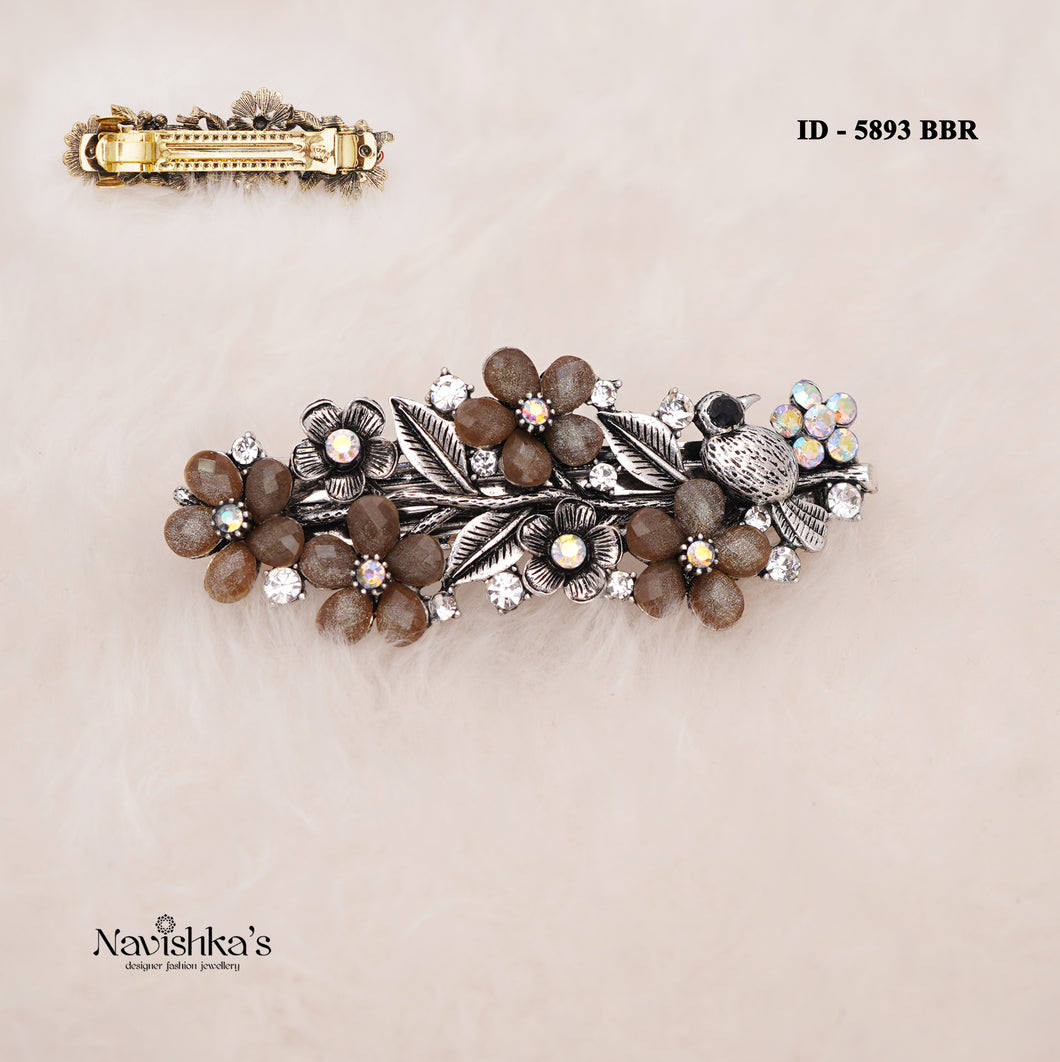 Zircon Hair Brooch