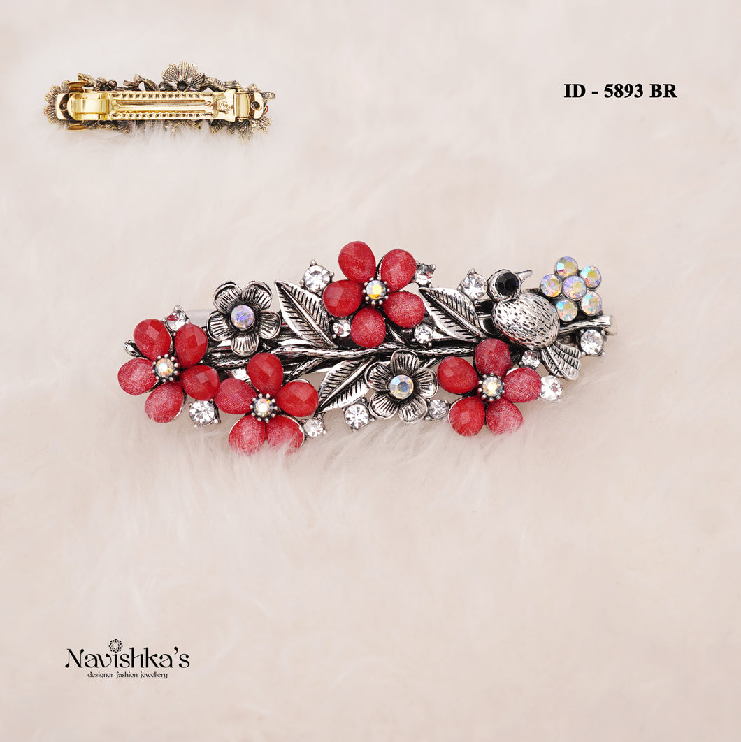 Zircon Hair Brooch