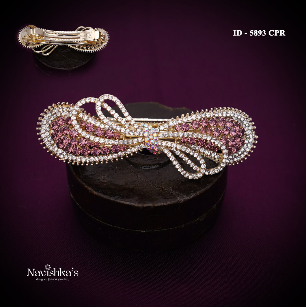 Zircon Hair Brooch