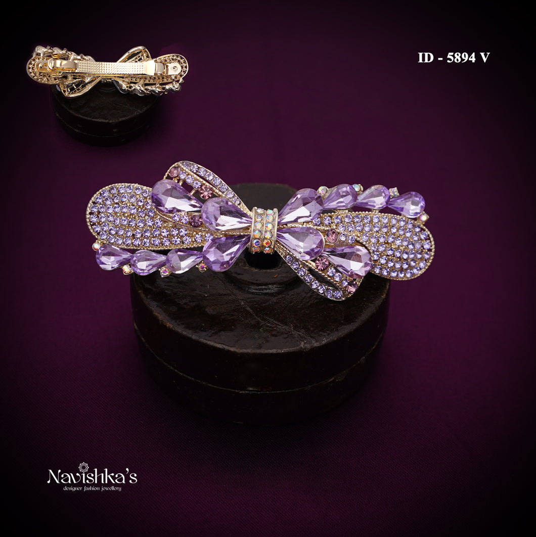 Zircon Hair Brooch