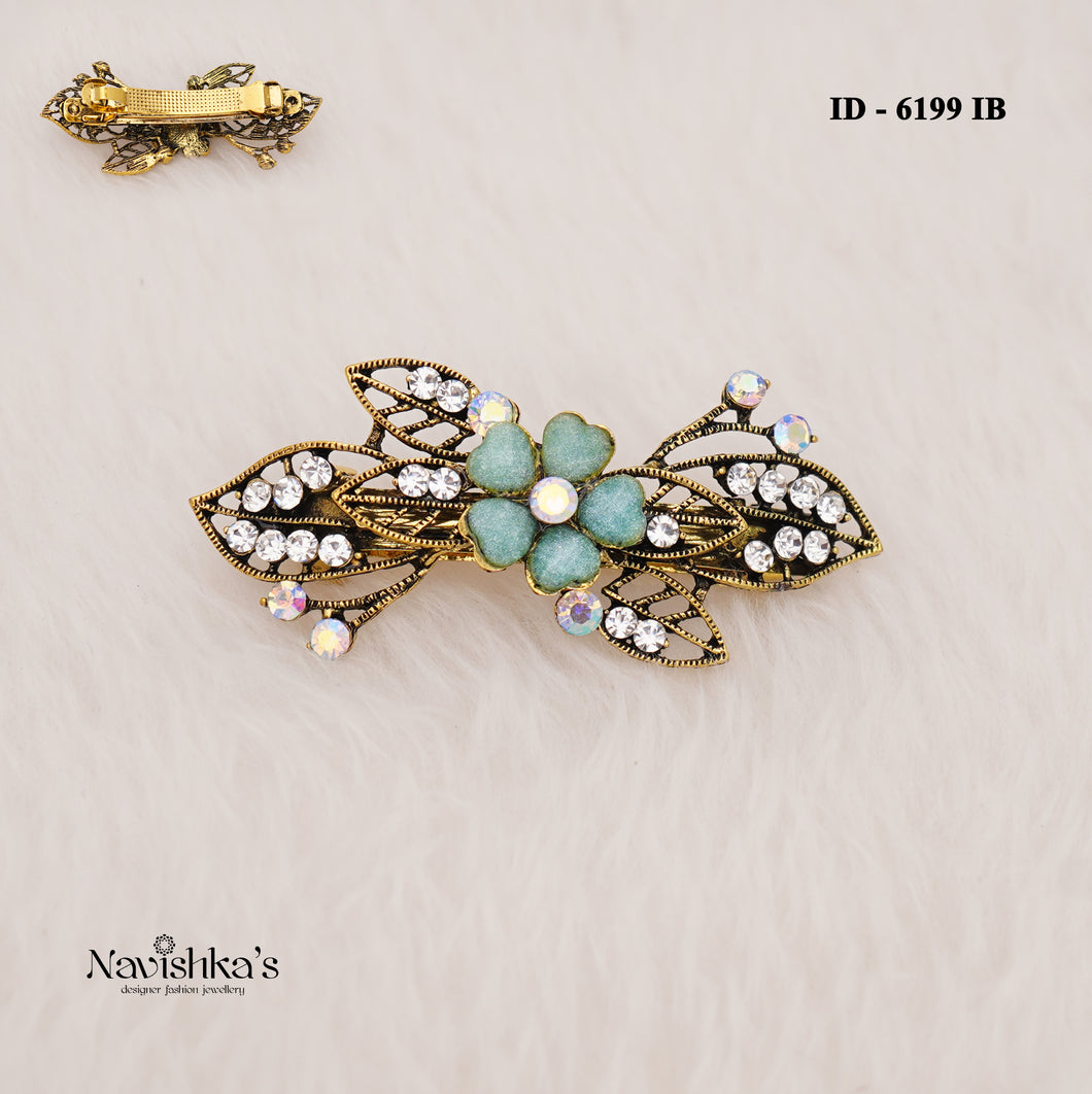 Zircon Hair Brooch