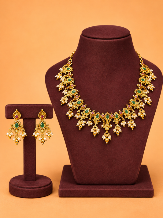 Nakshi necklace set