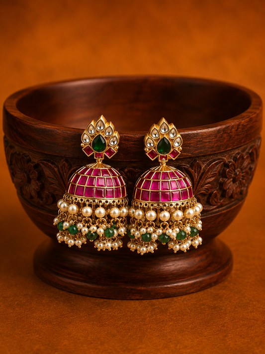 Jadau Jhumkas