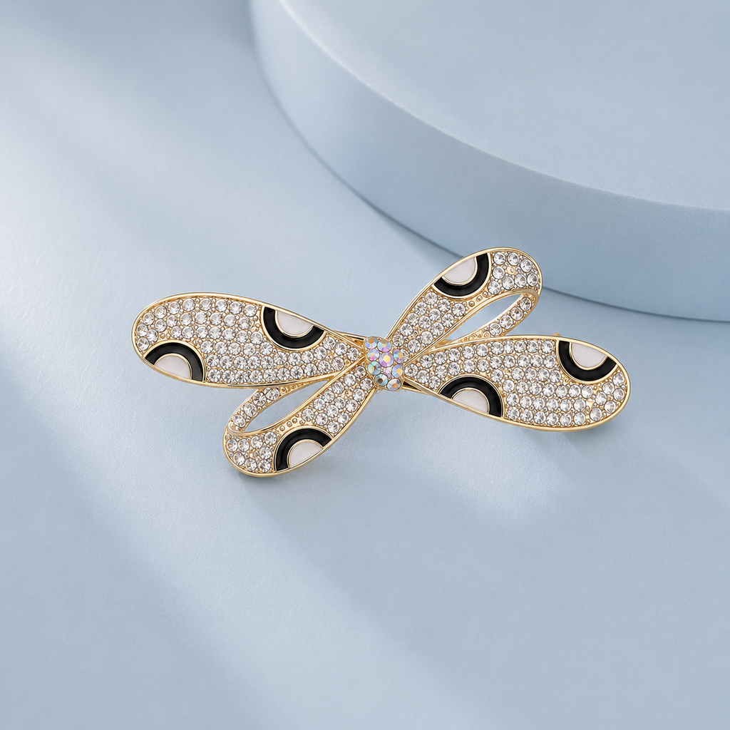 Zircon Hair Brooch