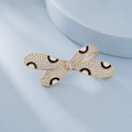 Zircon Hair Brooch
