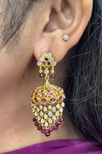 Load image into Gallery viewer, Antique Gold Jhumkas -9188
