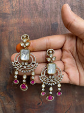 Load image into Gallery viewer, Polki Earrings
