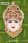 Lakshmi Devi Face Full Stone Ruby