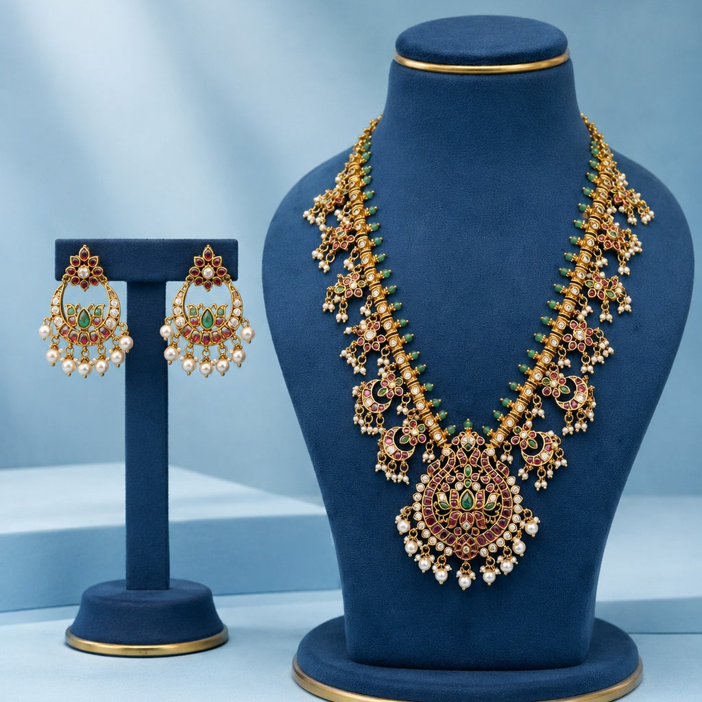 Antique POTA Stone Necklace Set