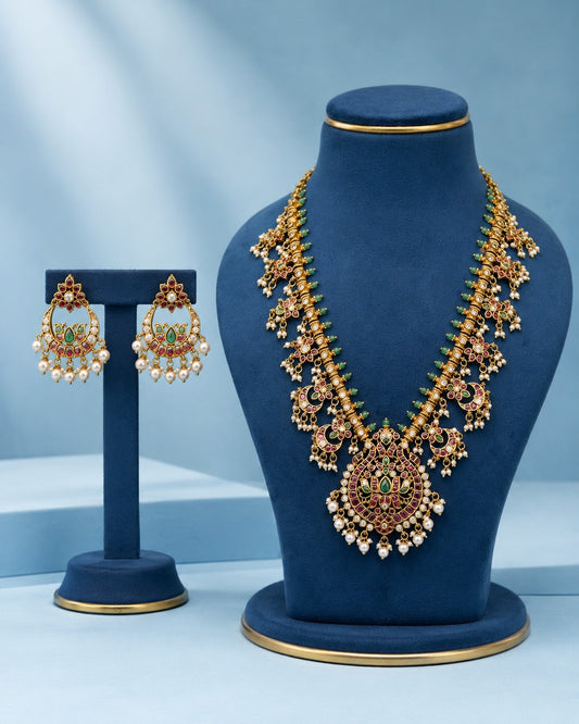 Antique POTA Stone Necklace Set