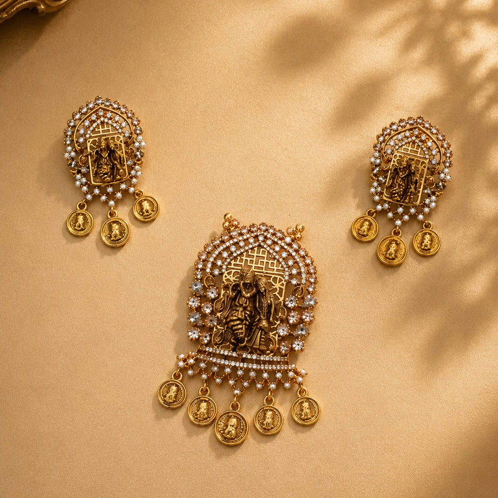 Nakshi Pendant Set