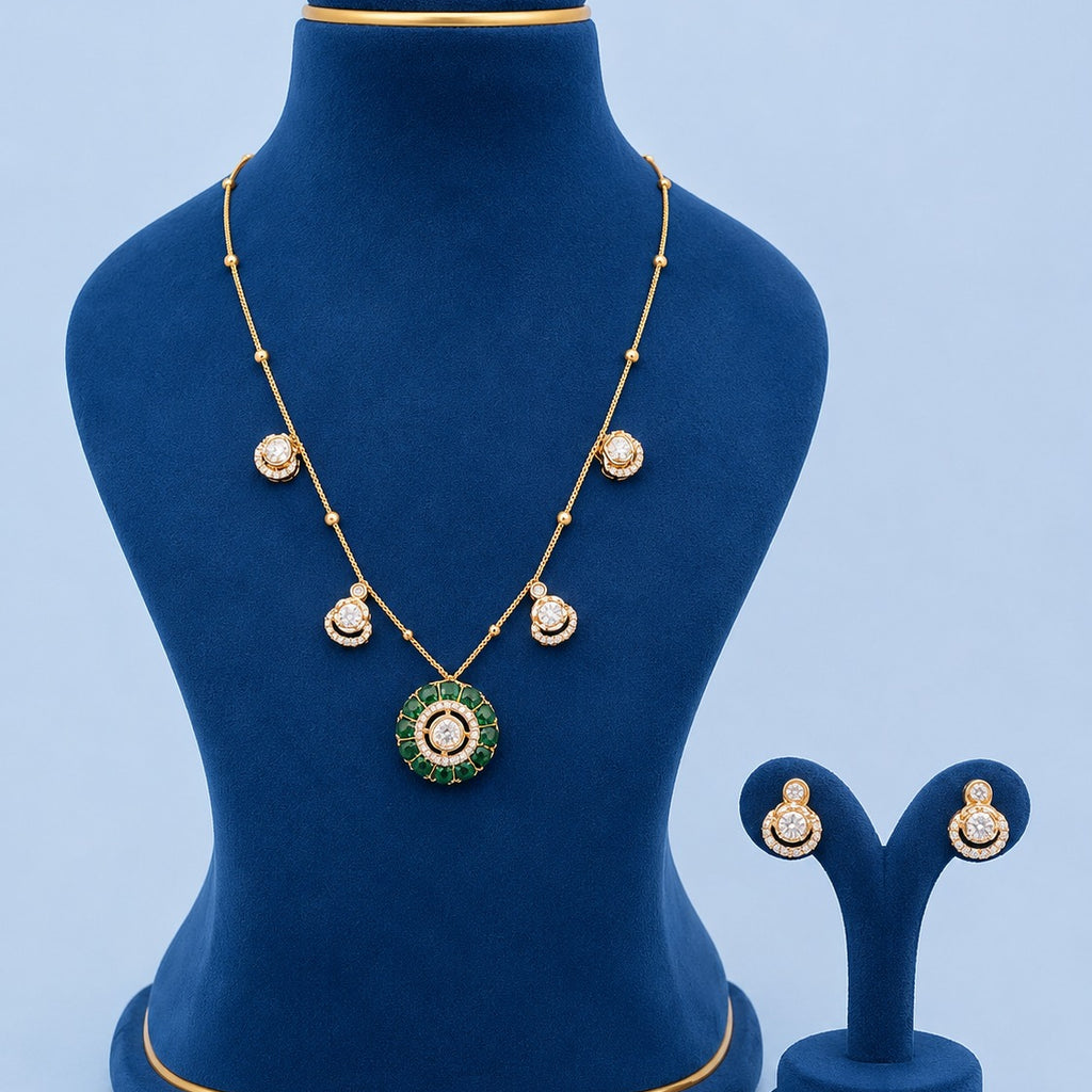 Antique polki  Pendant Chain