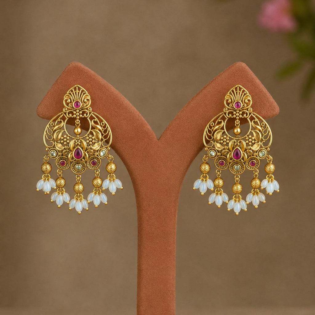 Nakshi Chandbali earrings