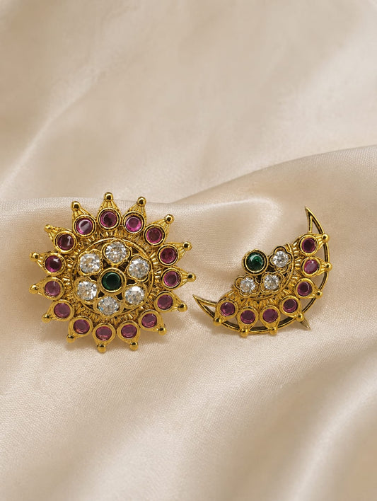 Antique Sun & Moon
