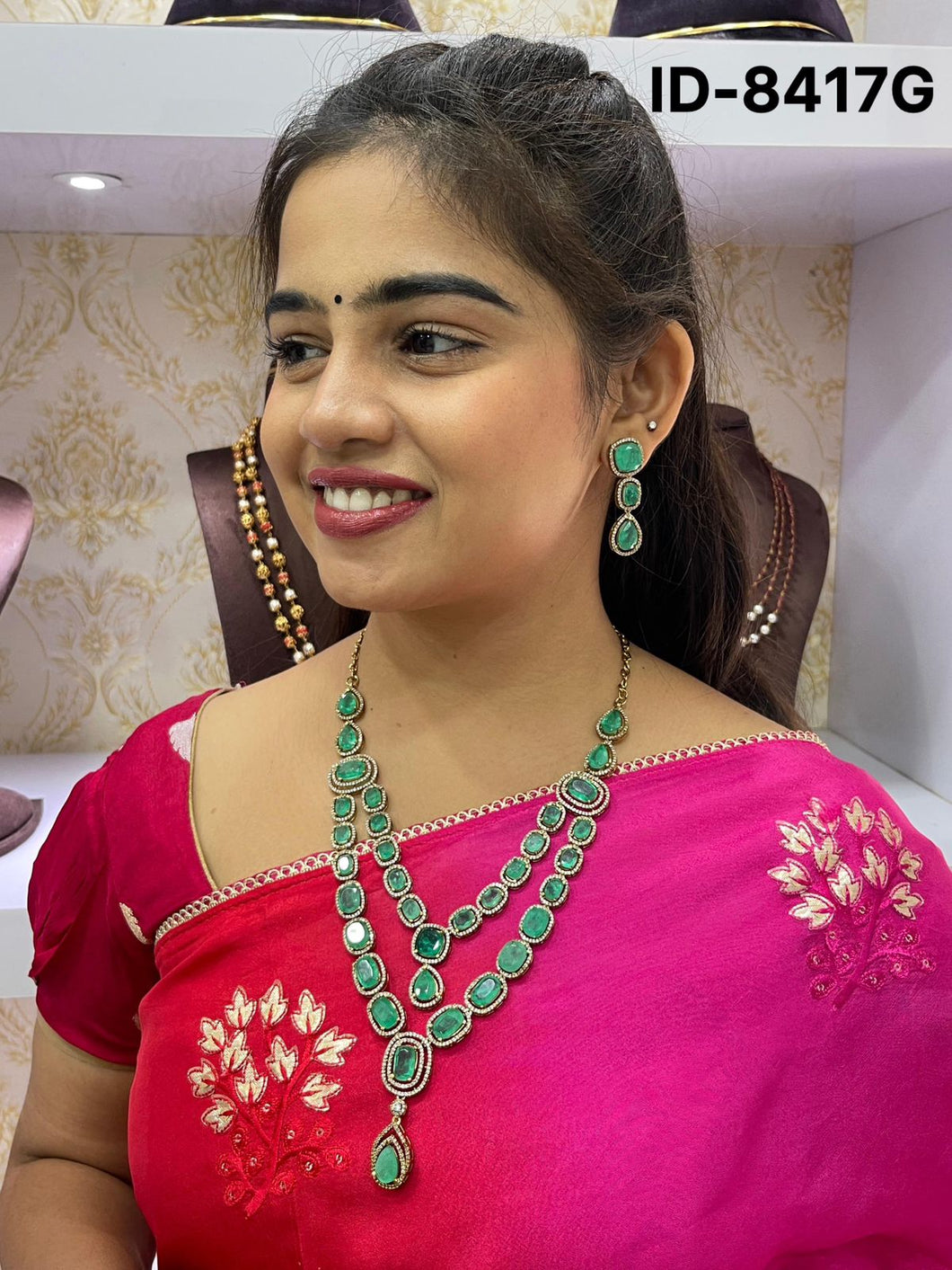 victorian kundan haram