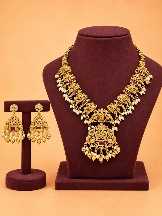 Nakshi necklace set