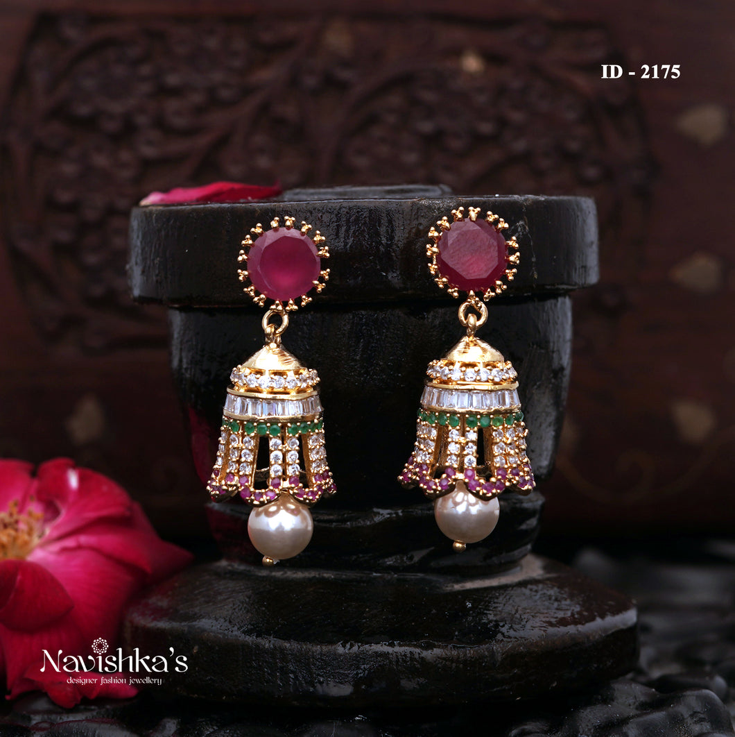 Zircon Jhumkas