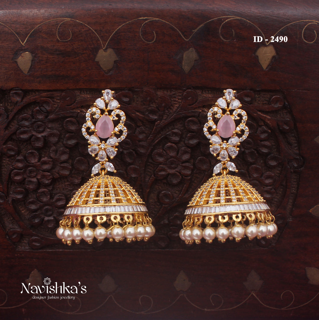 Zircon Jhumkas