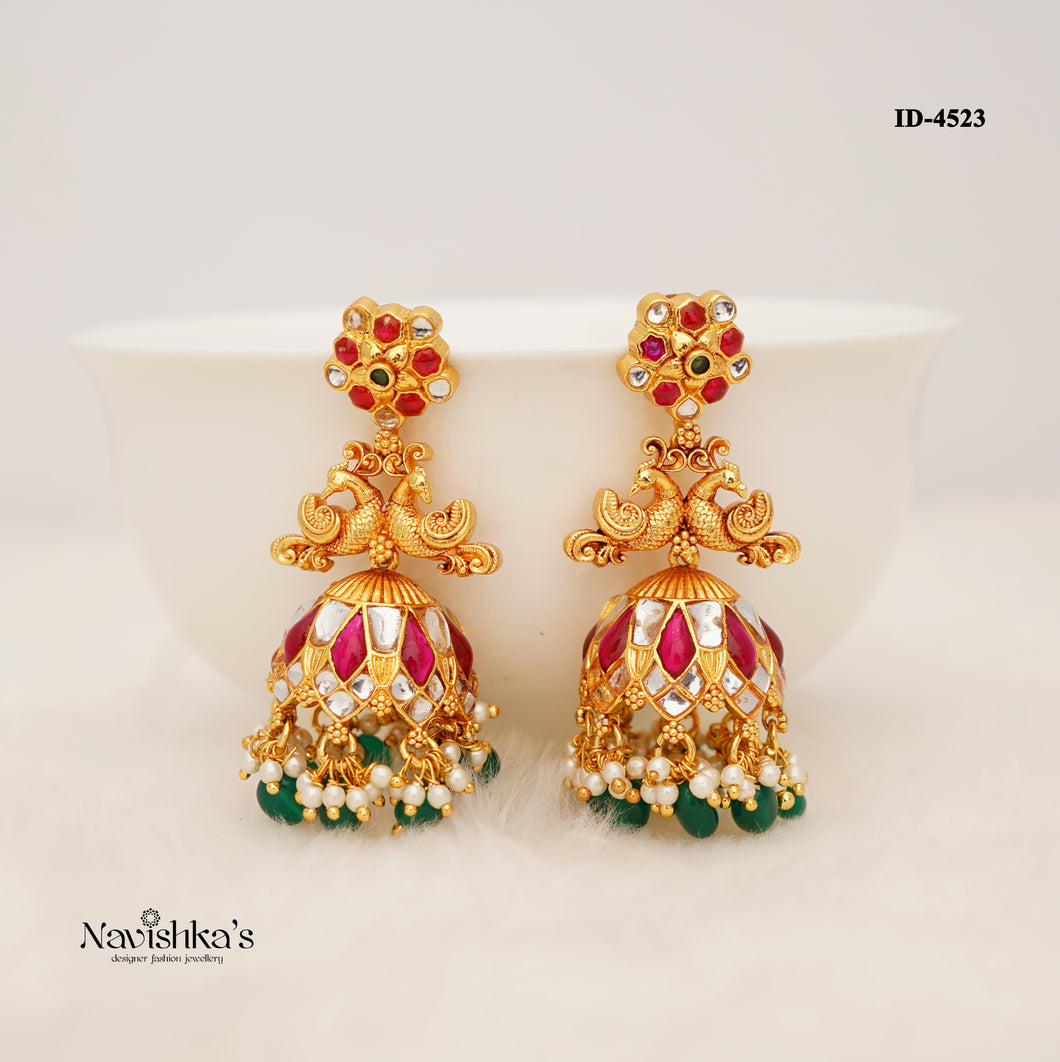 Jadau Jhumkas
