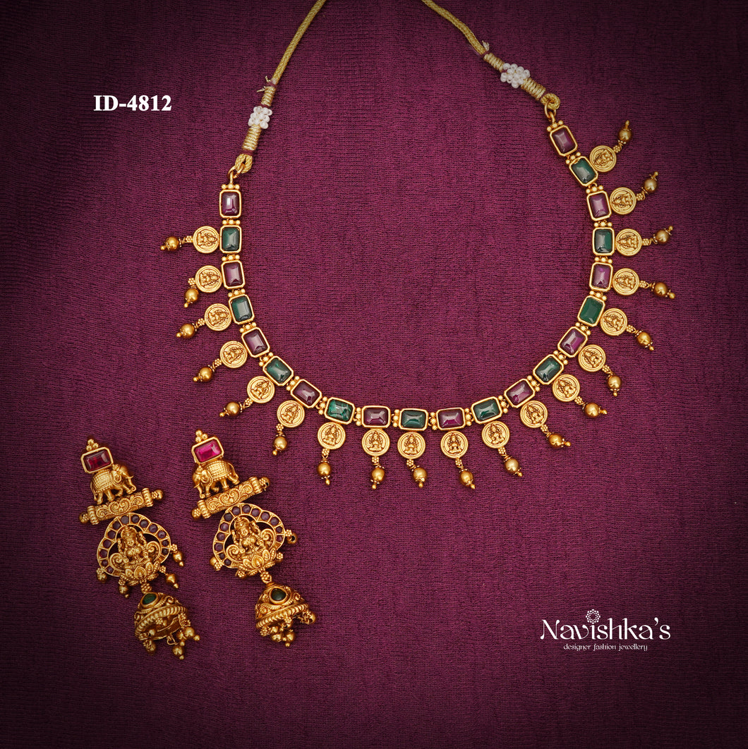 Gold Look Necklace Set