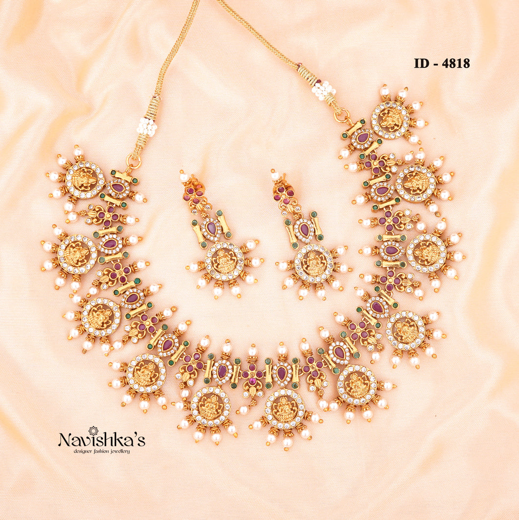 Gold Look Necklace set